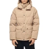 Стеганая пуховая женская куртка GAZ Бежевый